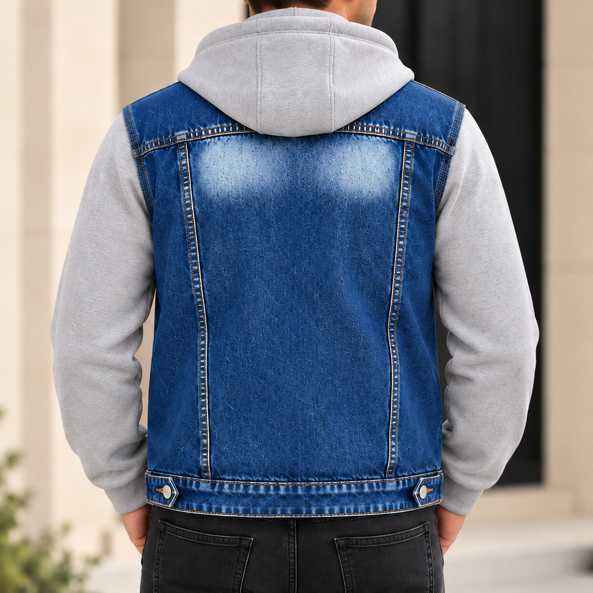 Blouson Plâtrier Homme à Capuche