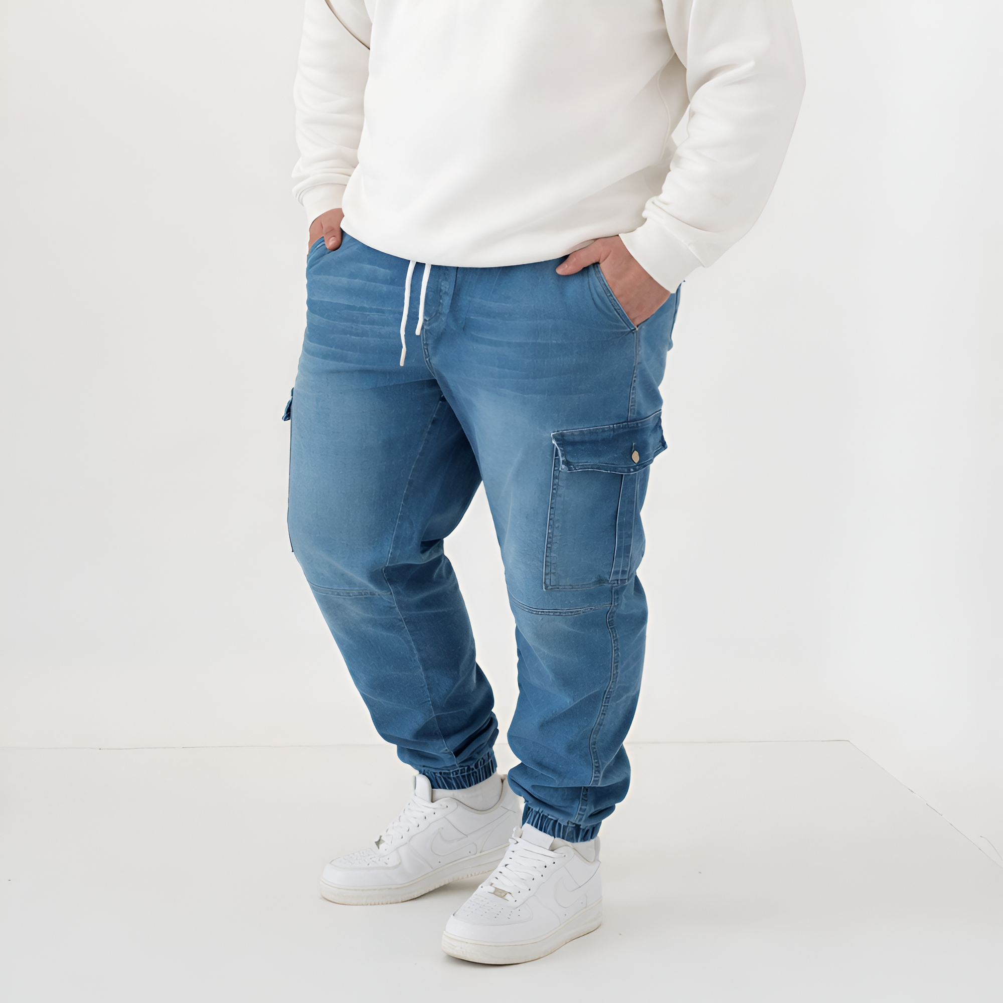 Jean cargo jogger