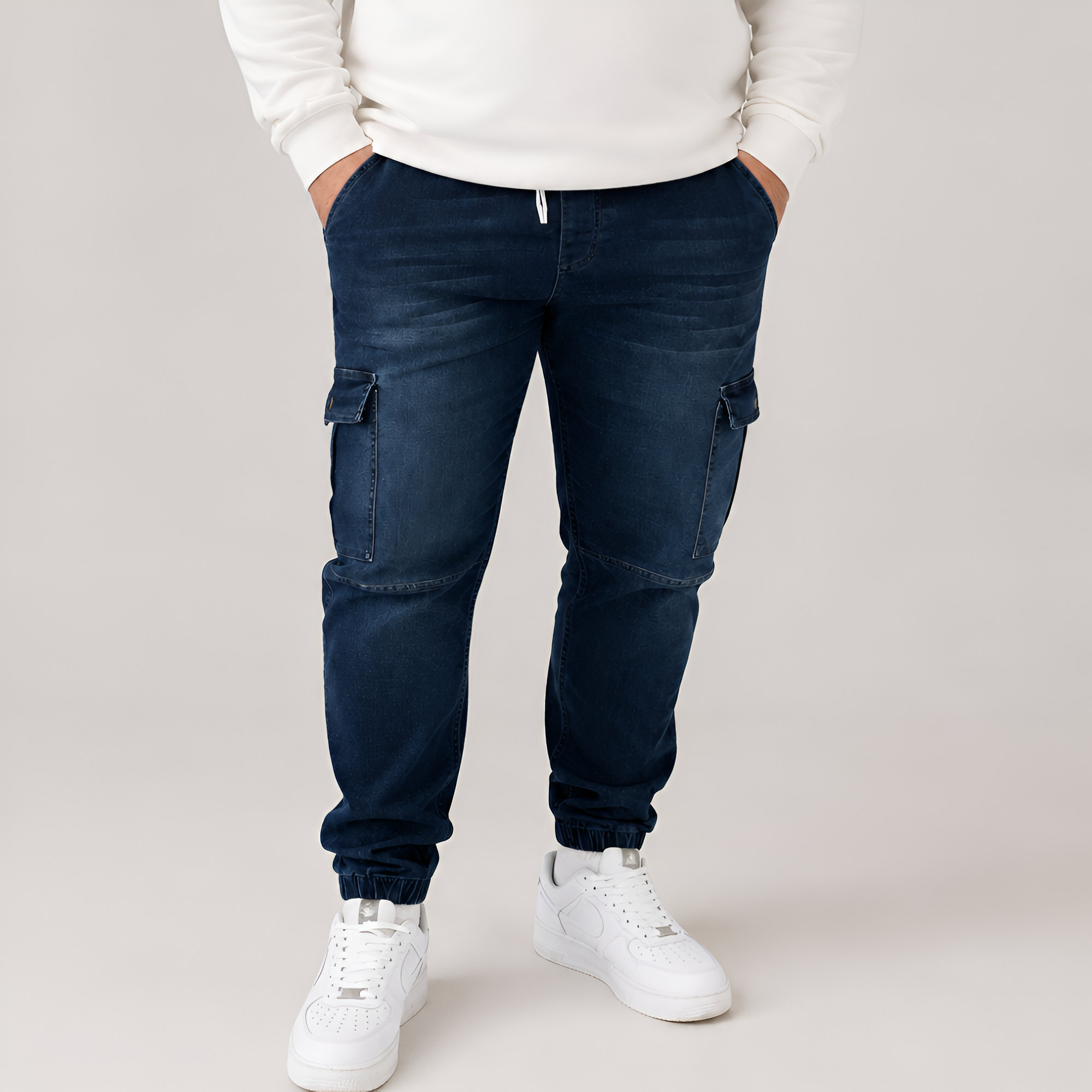 Jean cargo jogger