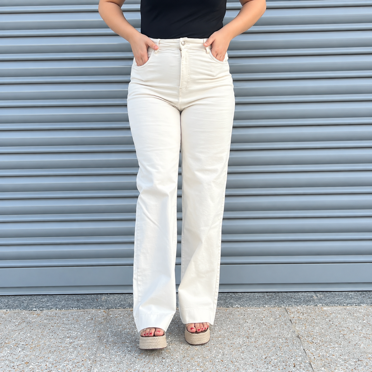 Baggy avec ourlet Grande taille