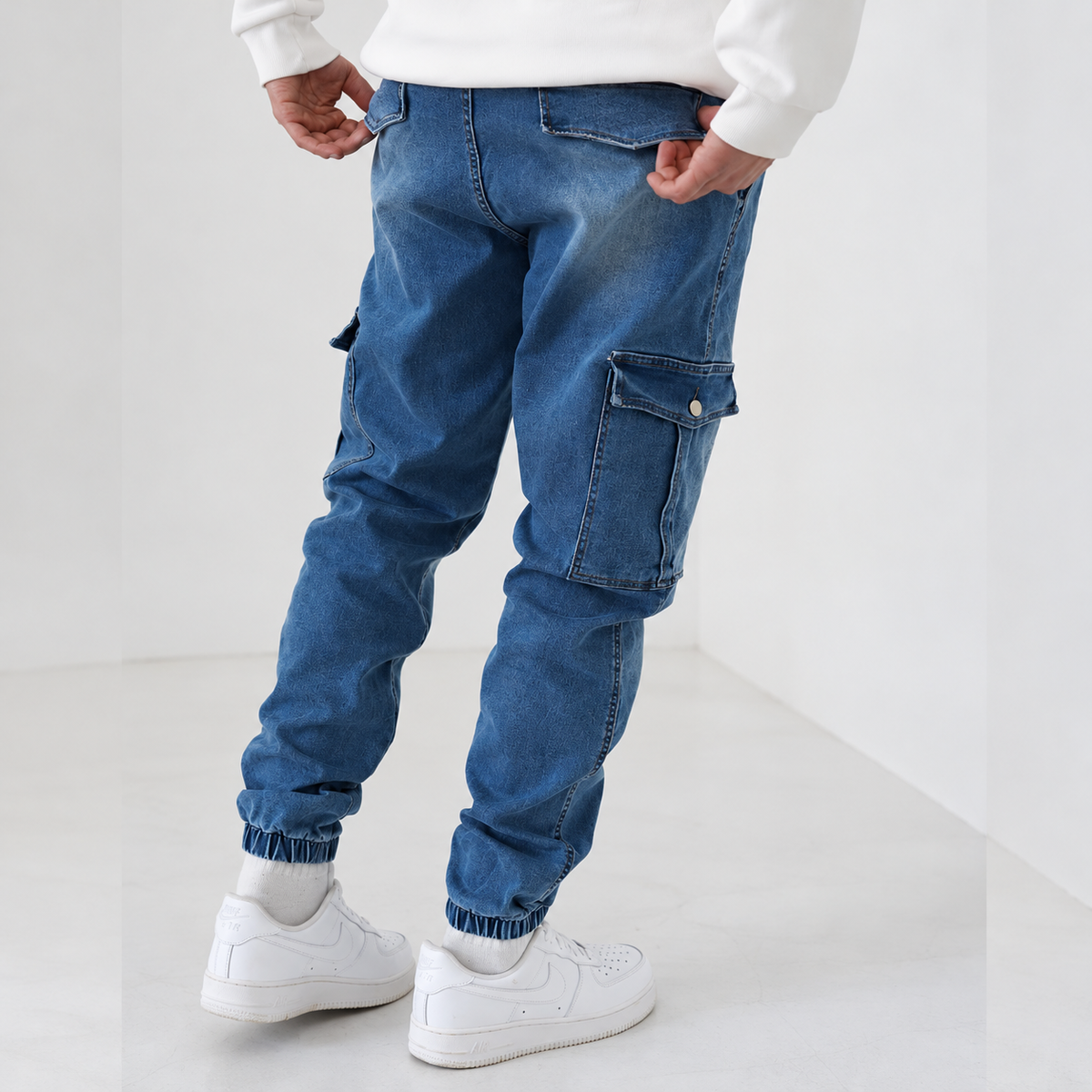 Jean cargo jogger