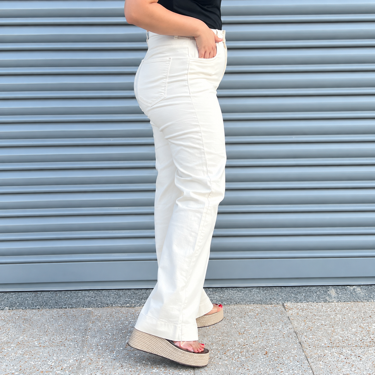 Baggy avec ourlet Grande taille