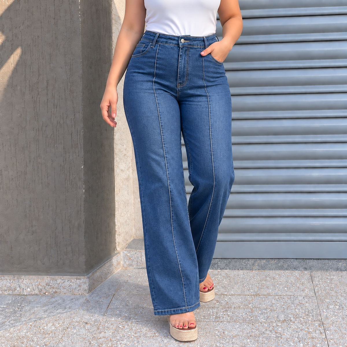 Baggy avec nervure grande taille