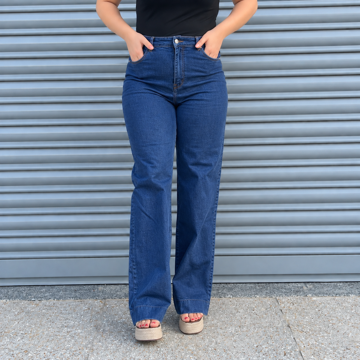 Baggy avec ourlet Grande taille