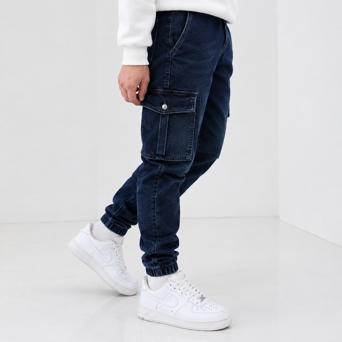Jean cargo jogger