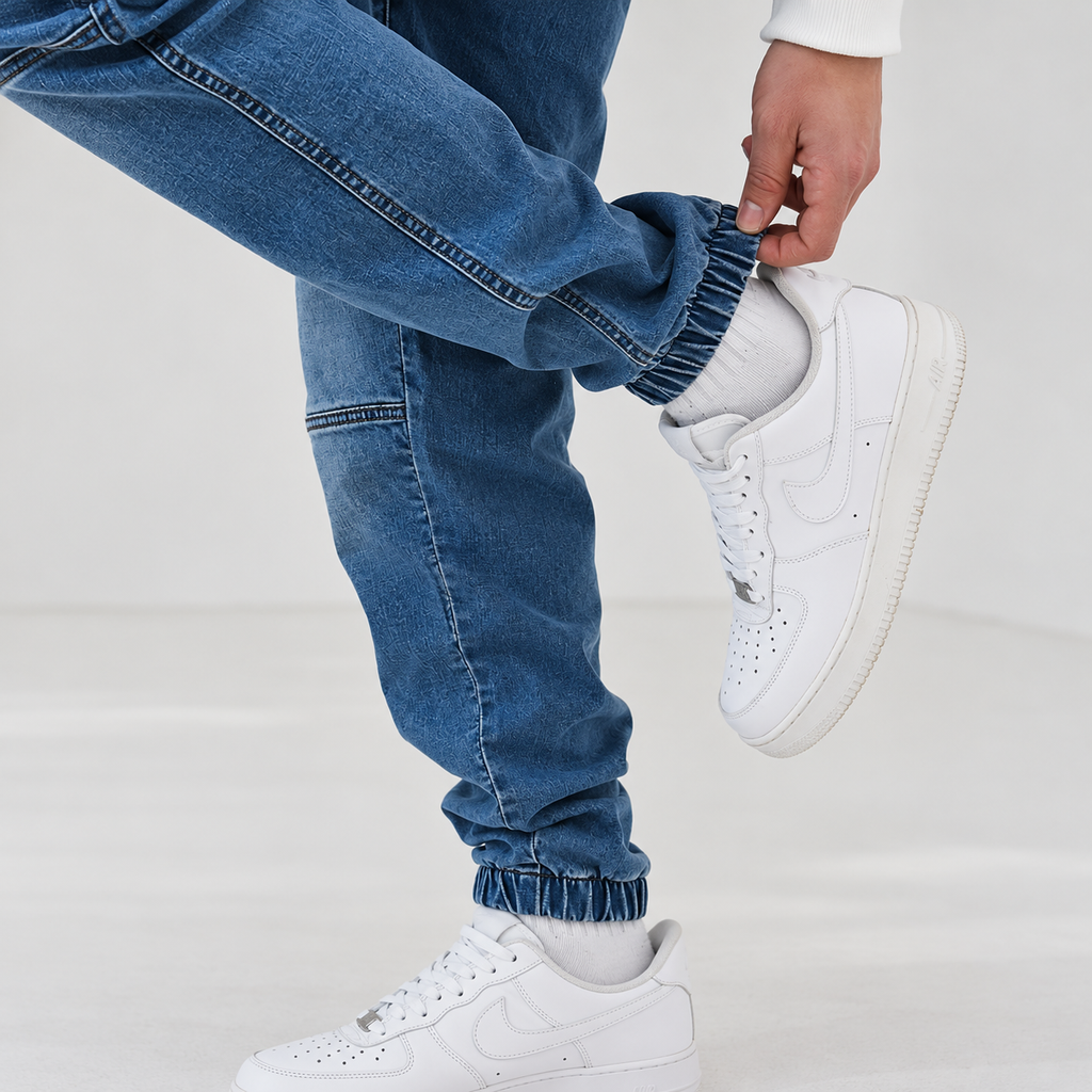 Jean cargo jogger