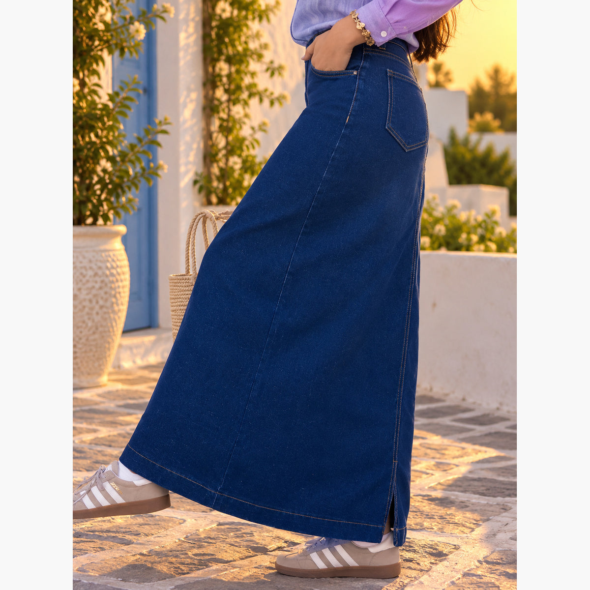Jupe denim