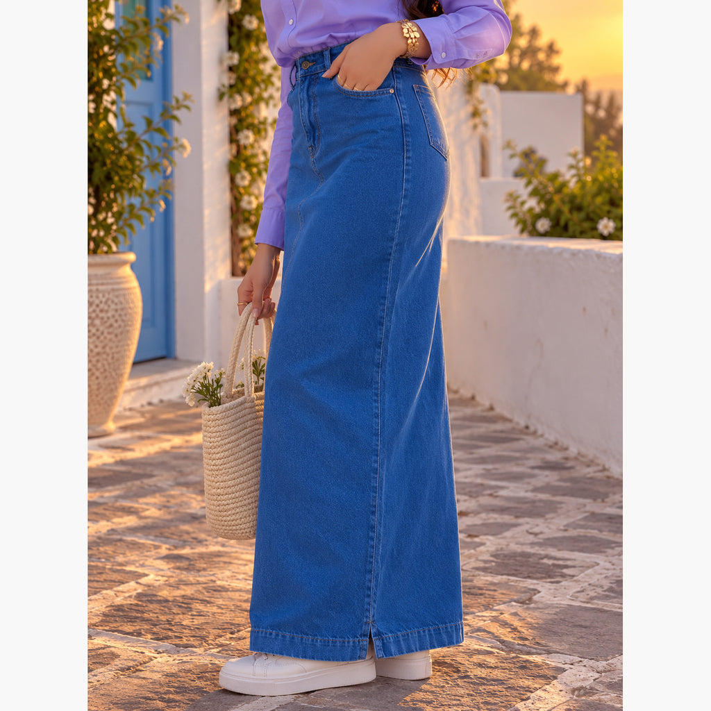 Jupe denim