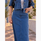 Jupe denim