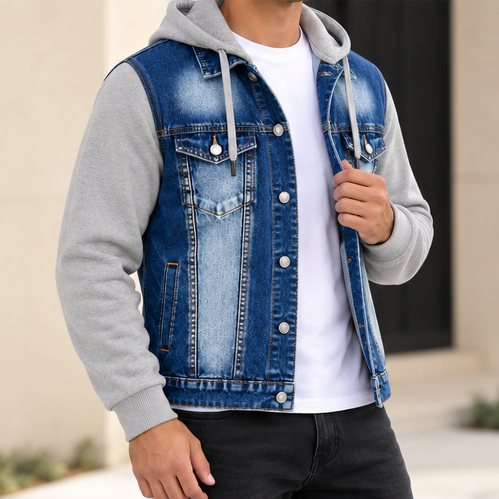 Blouson Plâtrier Homme à Capuche